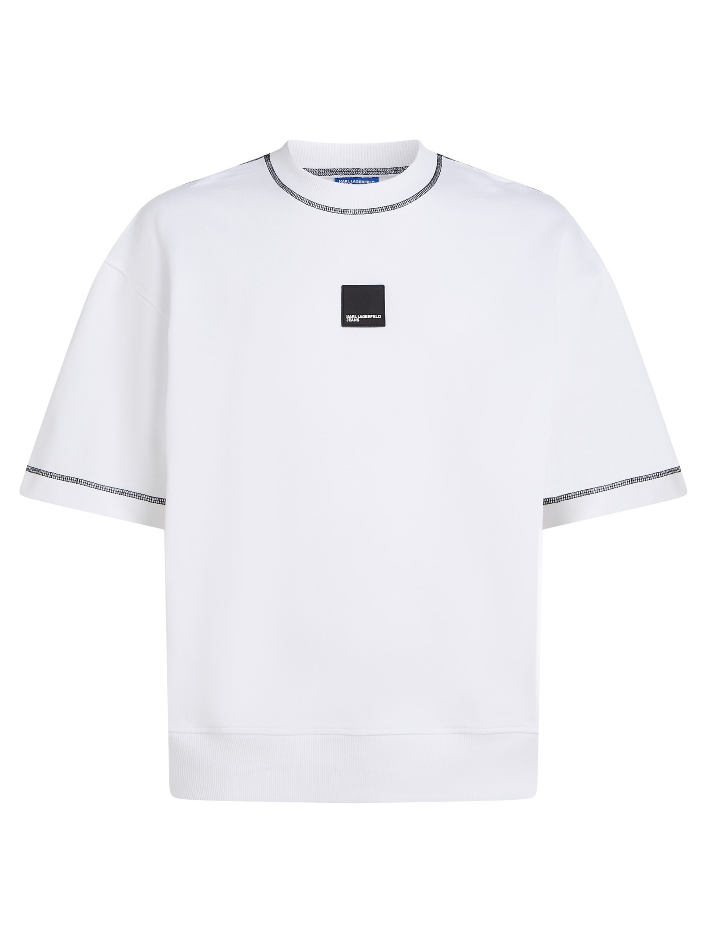 KARL LAGERFELD JEANS Sweatshirt in White: front