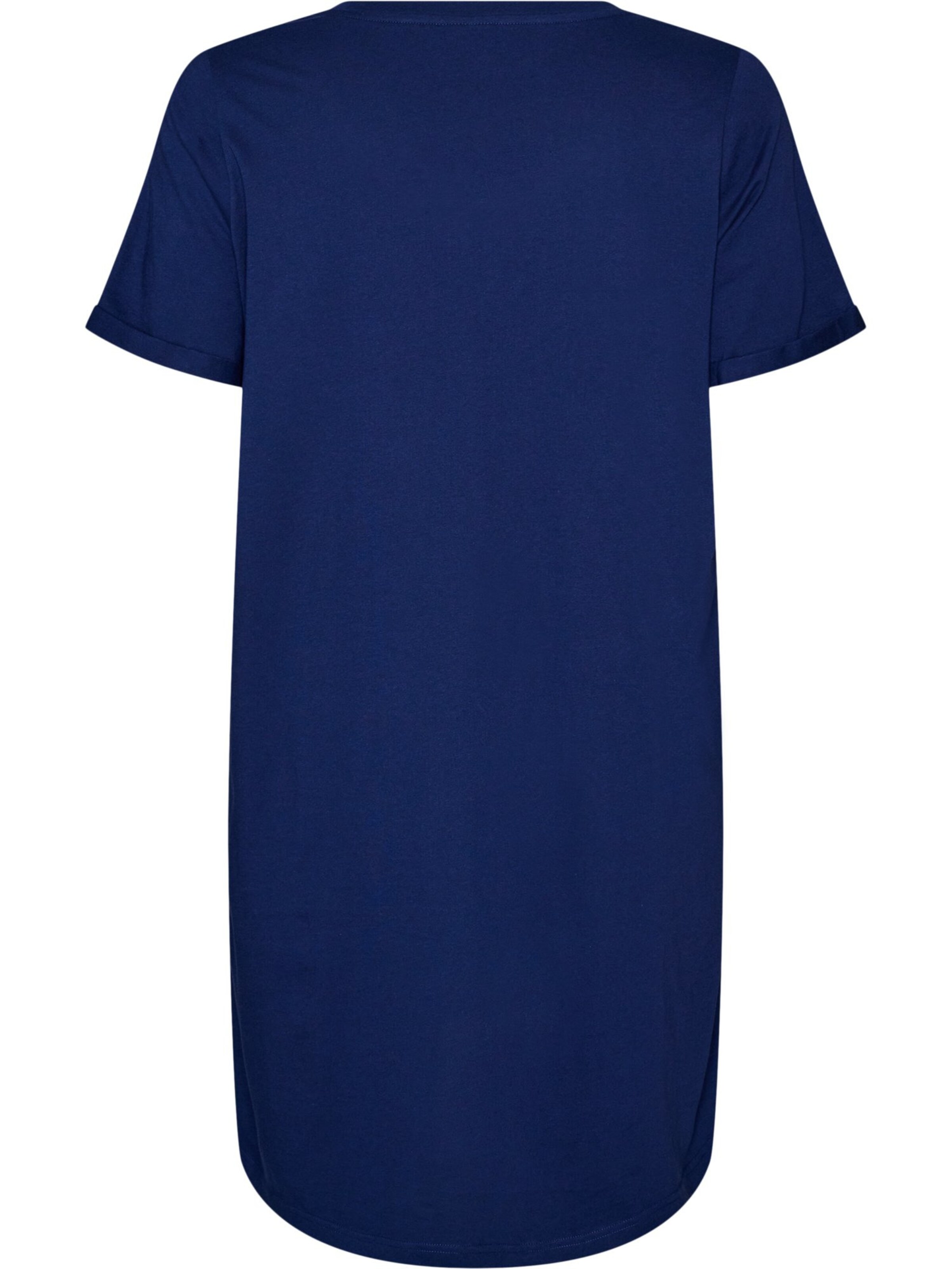 Chemise de nuit 'Mally' Zizzi en bleu