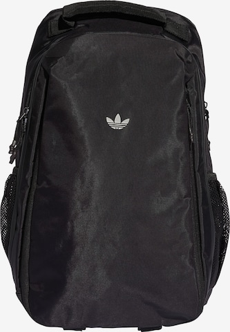 ADIDAS ORIGINALS Reppu 'EXPANDABLE' värissä musta: etupuoli