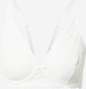 CALIDA Triangle Bra 'Sensual Secrets' in White: front