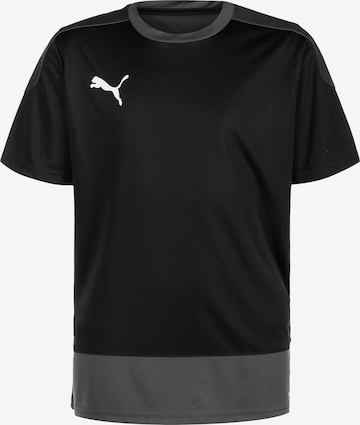 T-Shirt fonctionnel 'TeamGoal 23' PUMA en noir : devant