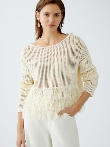 OUI Pullover in Weiß: Vorderseite