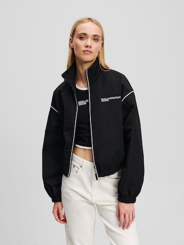 KARL LAGERFELD JEANS Jacke in Schwarz: Vorderseite