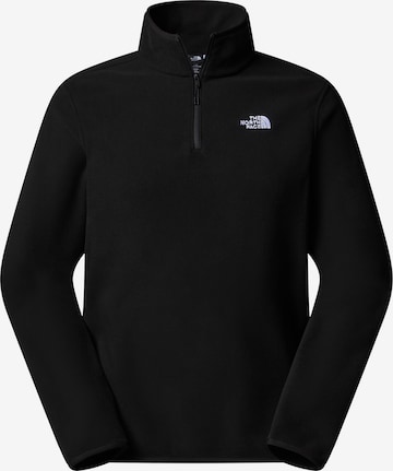 THE NORTH FACE Спортивная кофта 'Glacier' в Черный: спереди