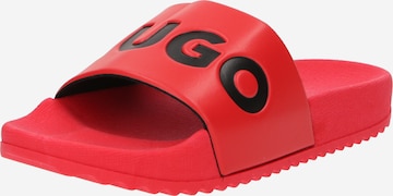 HUGO Red Beach & swim shoe in Red: front