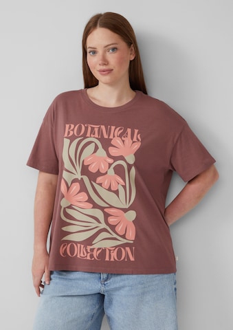 QS Shirt in Roze: voorkant