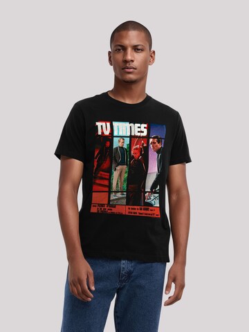 T-Shirt F4NT4STIC en noir : devant