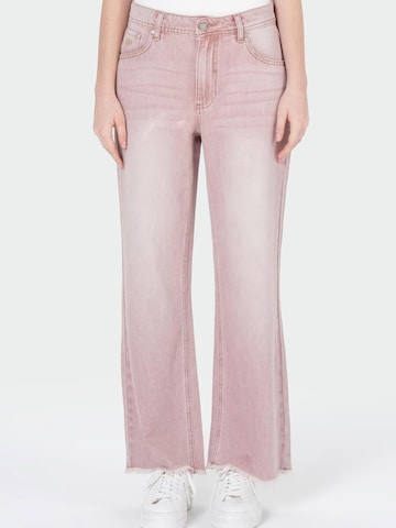M.O.D MIRACLE OF DENIM Wide leg Jeans in Roze