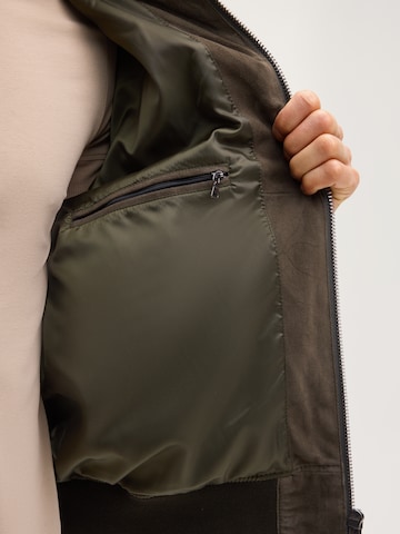 JOOP! Jeans Lederjacke ' Bokston ' in Grün