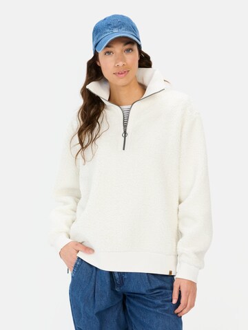 CAMEL ACTIVE Sweater in White: front
