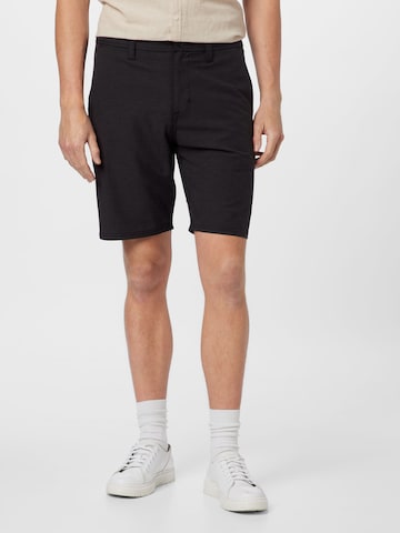 Volcom Regular Pants in Black: front