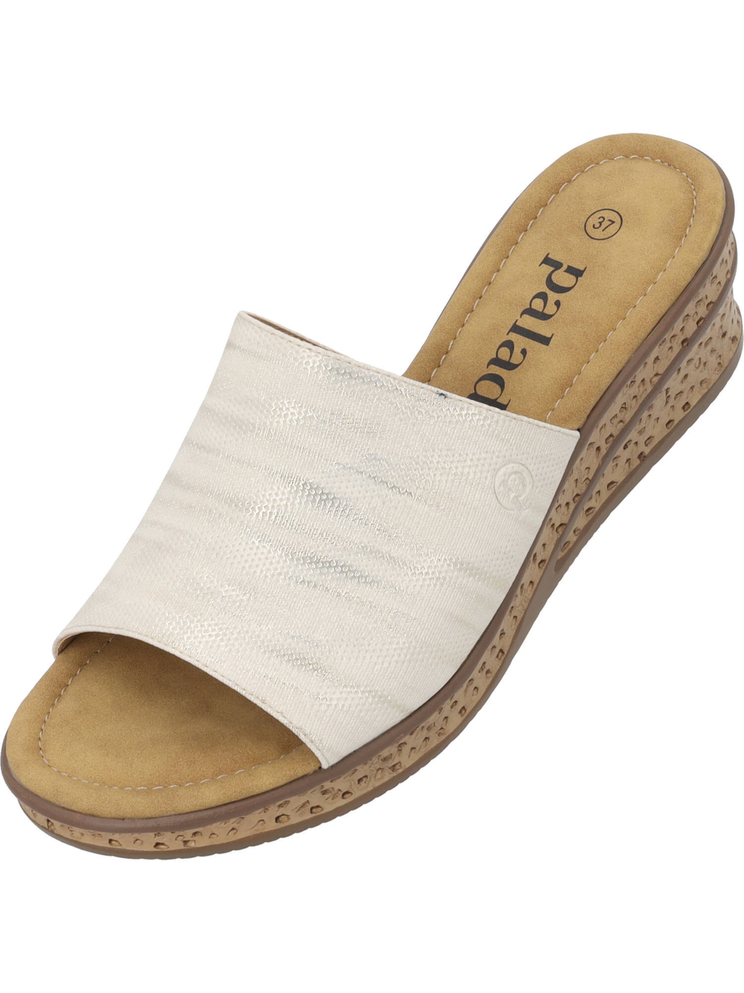 Palado Mules 'Niserios' in Beige: front