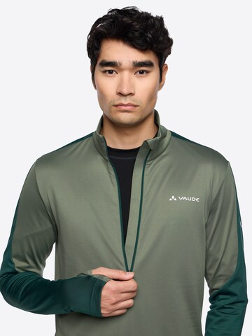 VAUDE Sportpullover 'Livigno' in Grün
