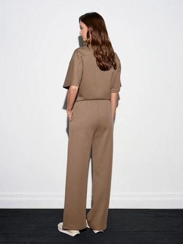 Dilvin Wide Leg Hose in Braun