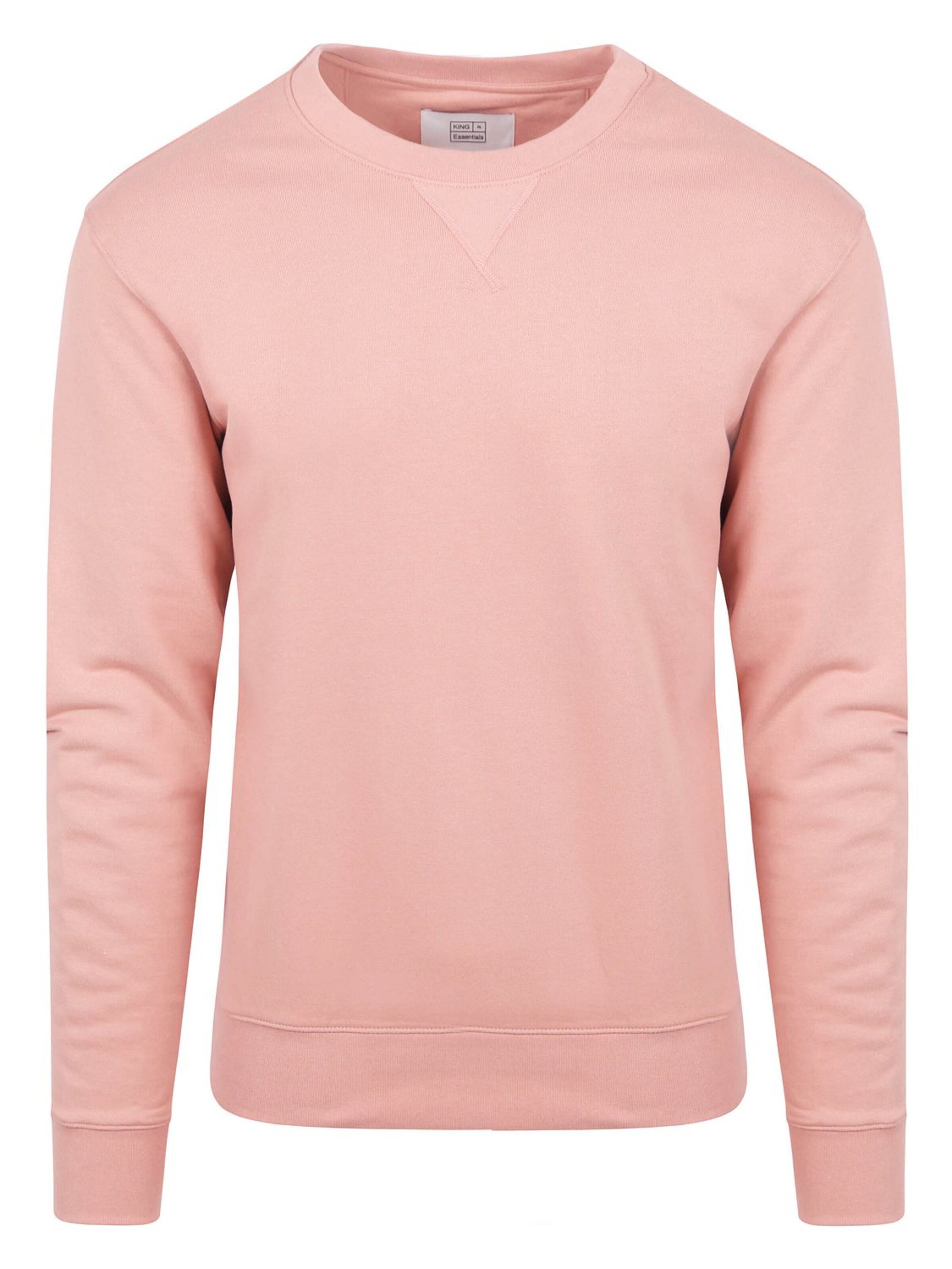 KING Essentials Sweater 'The George' in Pink: front