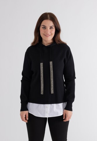 October Sweatshirt in Black: front