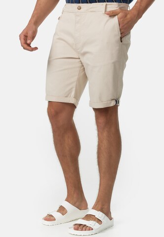 INDICODE JEANS Regular Chino 'Creel' in Beige