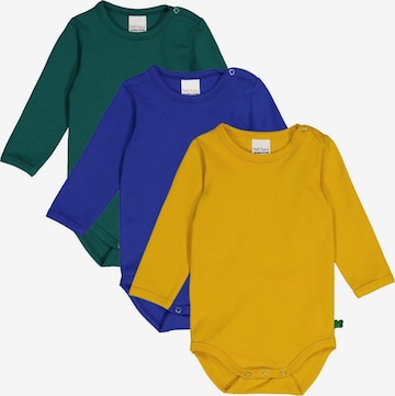 Tutina / body per bambino 'Langarm' di Fred's World by GREEN COTTON in blu: frontale