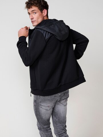 KOROSHI Sweatjacke in Schwarz
