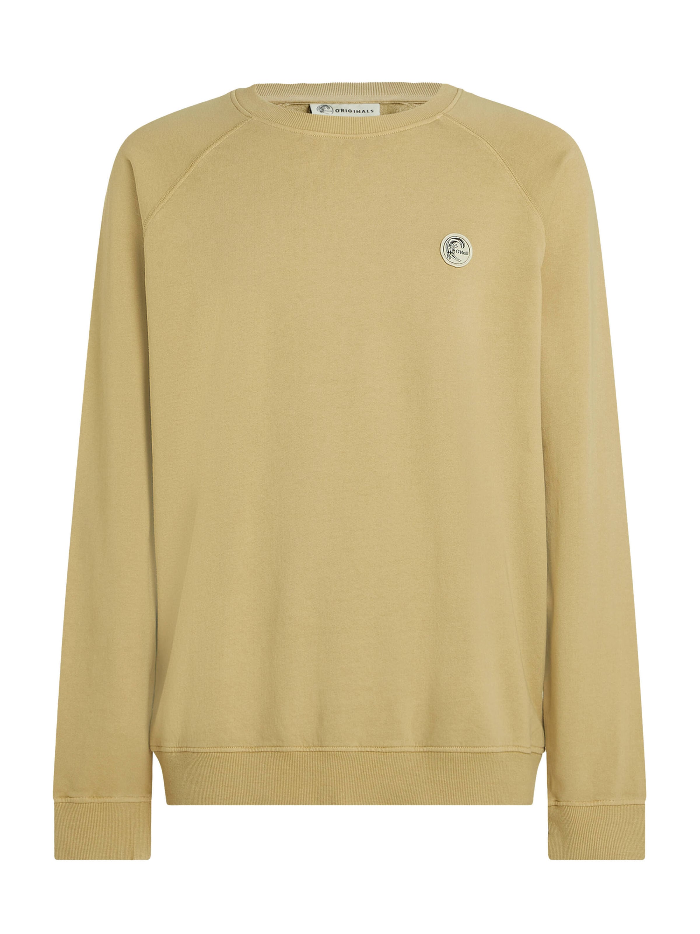 O'NEILL - Sweatshirt 'O'riginals Badge Crew' em amarelo: frente