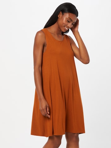 TOM TAILOR Summer Dress in Brown: front