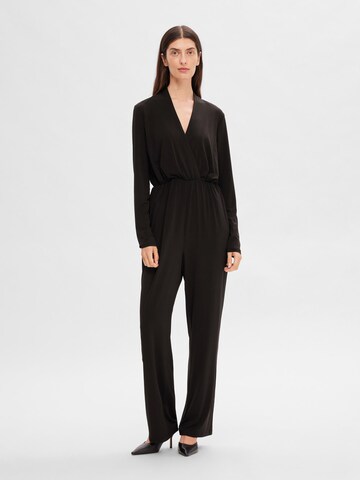 SELECTED FEMME Jumpsuit 'Robin' in Schwarz