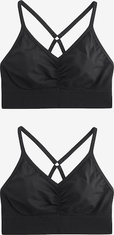 NextBustier Grudnjak - crna boja: prednji dio