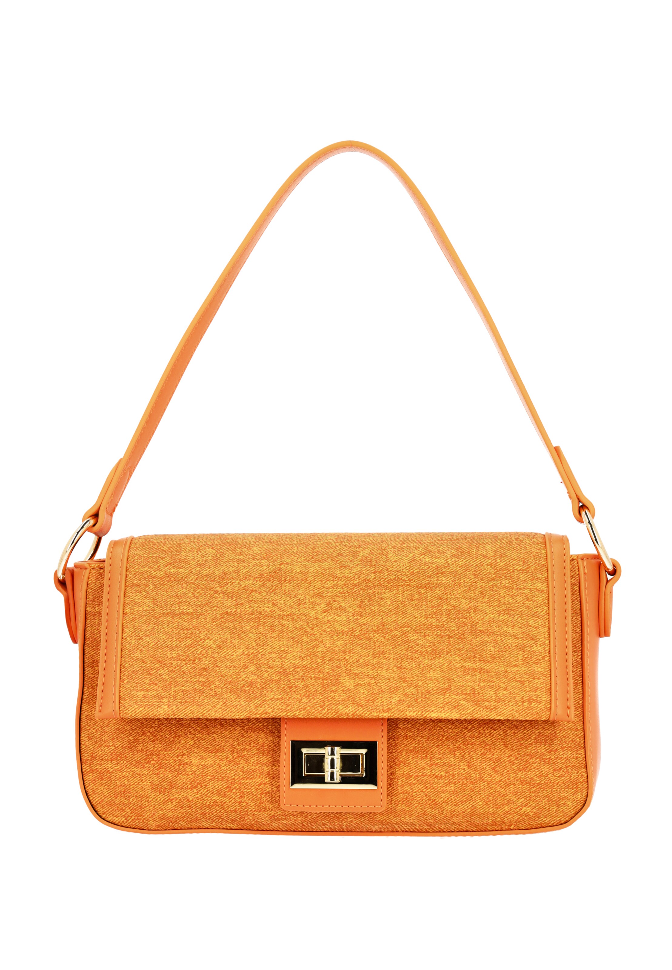 faina Τσάντα ώμου σε πορτοκαλί: μπροστά