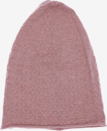 COMMA Hat & Cap in One size in Pink: front