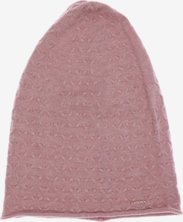 COMMA Hat & Cap in One size in Pink: front