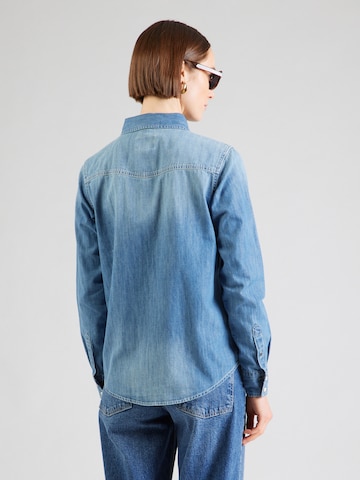 Pepe Jeans Bluse in Blau: Rückseite