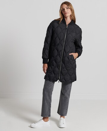 Superdry Between-Seasons Coat in Black