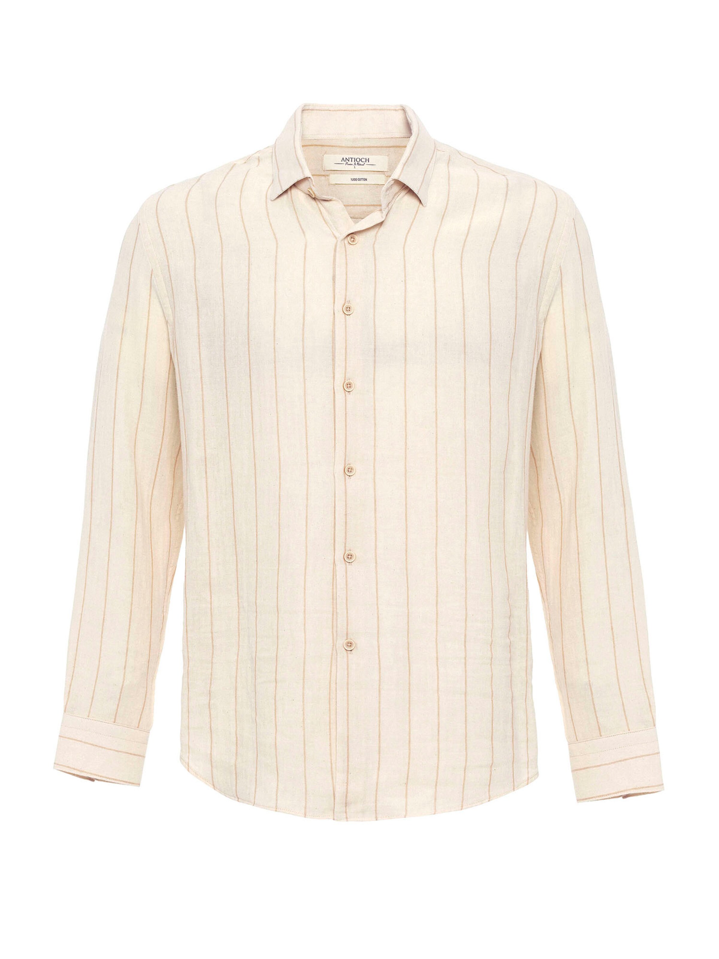 Antioch Regularny krój Koszula w kolorze beżowy: przód