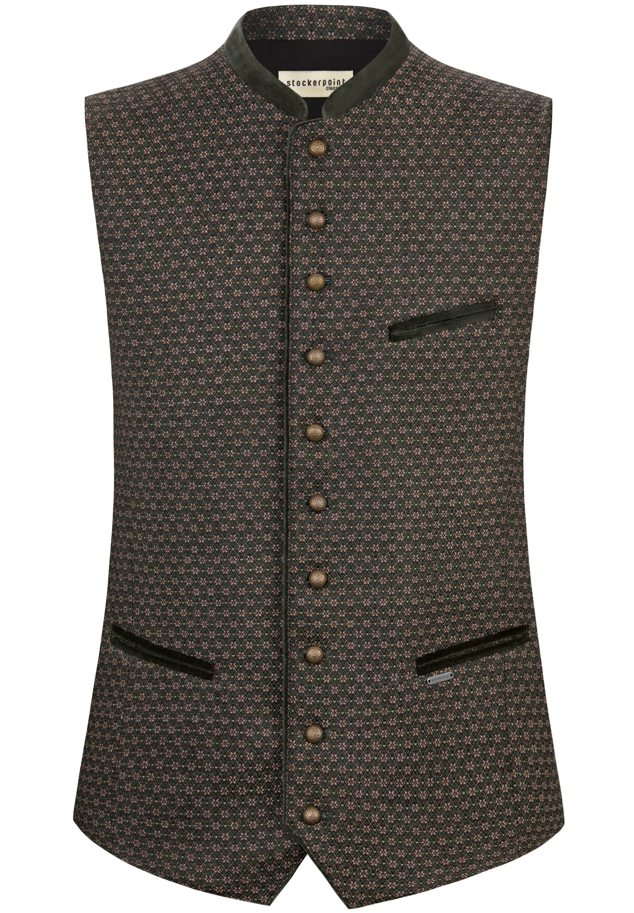 STOCKERPOINT Weste 'Dylon' in Grün: Vorderseite