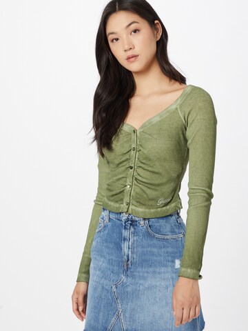 T-shirt 'MIRIANA' GUESS en vert : devant