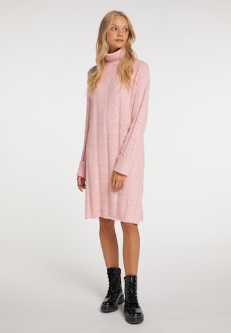 MYMO Knitted dress in Pink