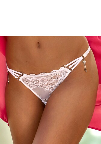 LASCANA String in White: front