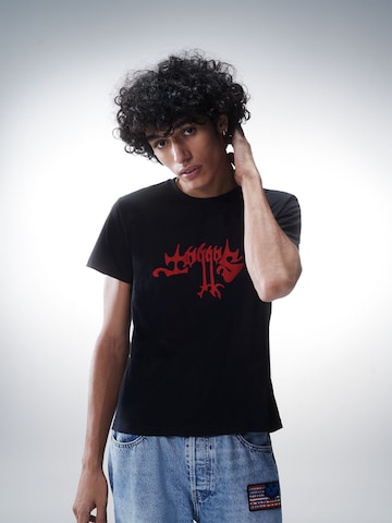 T-Shirt 'Timo' Luka Sabbat for ABOUT YOU en noir : devant