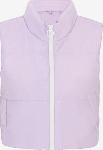 Gilet MIMO en violet : devant