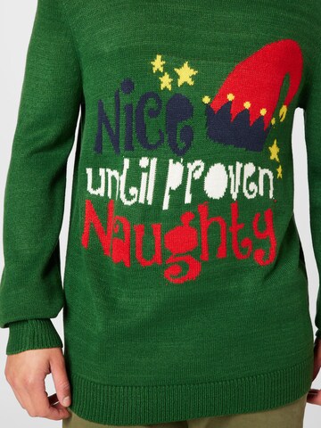 Only & Sons Sweater 'XMAS' in Green