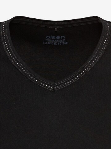 Olsen Shirt in Zwart