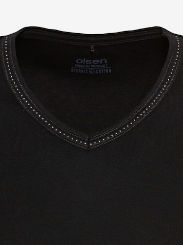 Olsen Shirt in Zwart