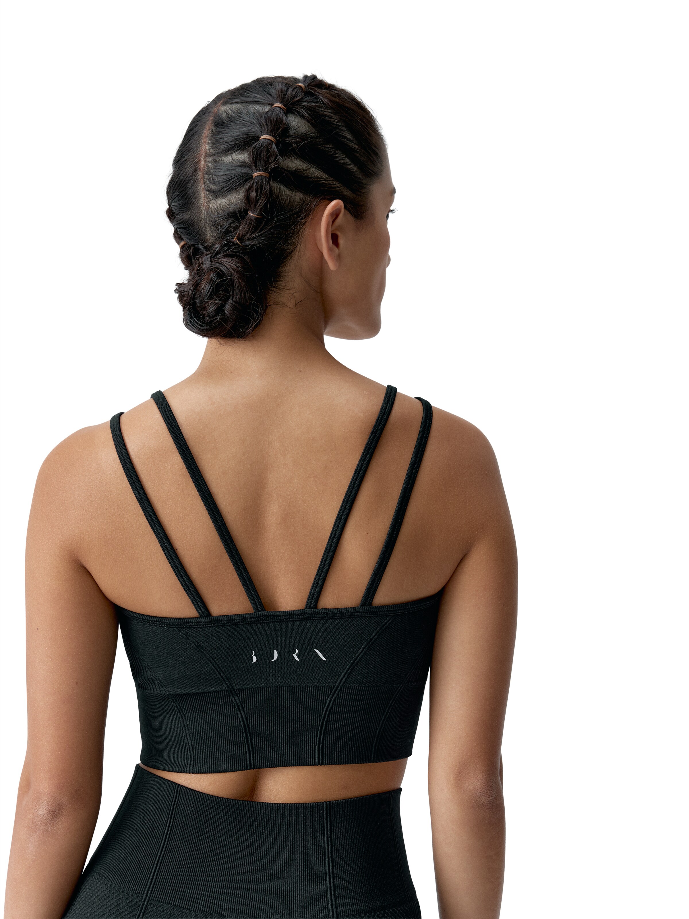 Born Living Yoga Sporttop ' Sureya ' in Zwart