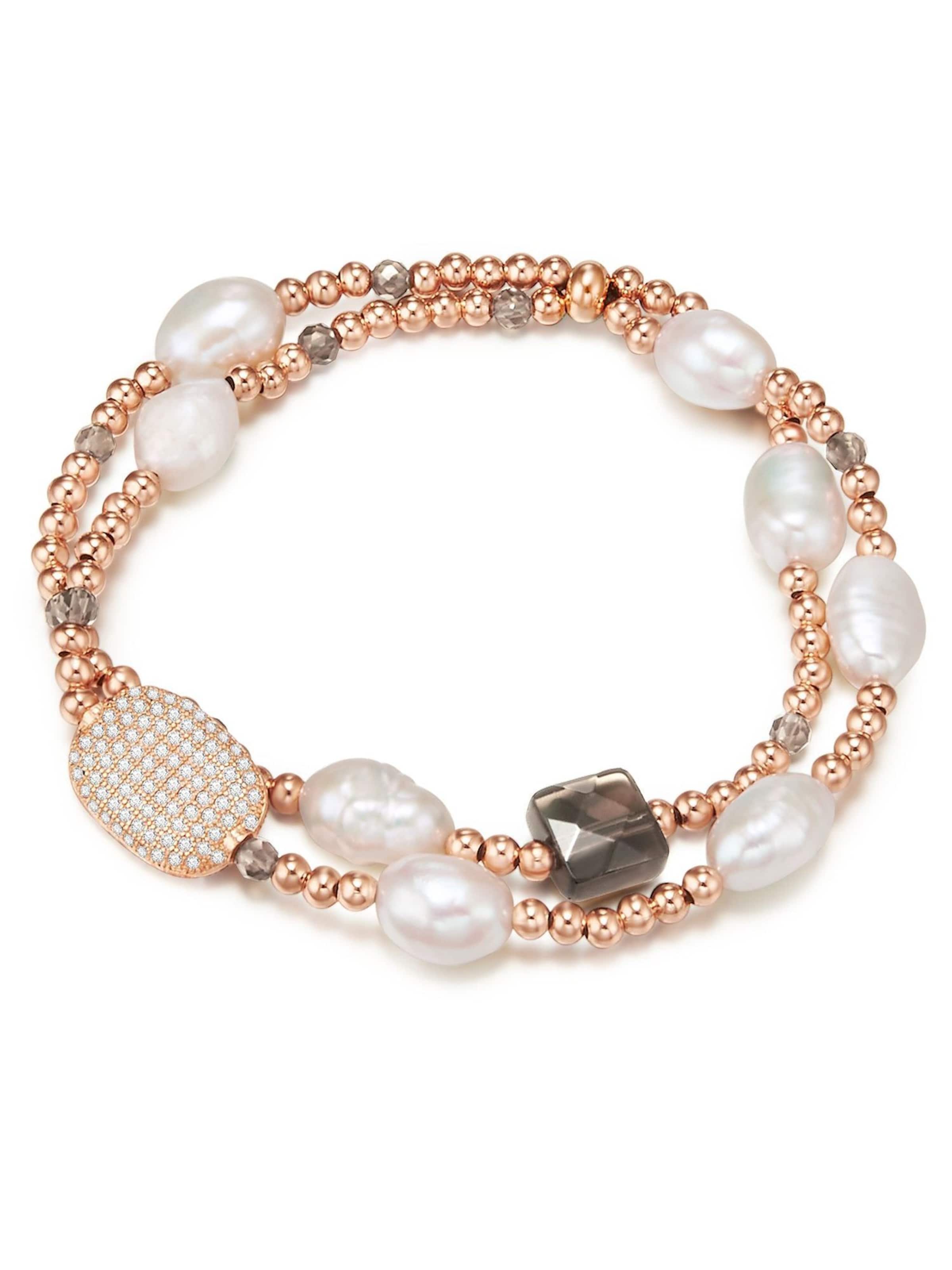 Bracelet Lulu & Jane en or : devant