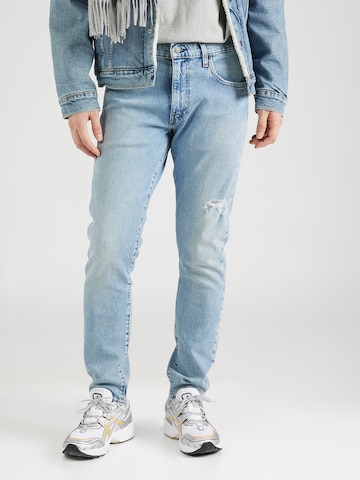LEVI'S ® Tapered Jeans '512™' in Blauw: voorkant