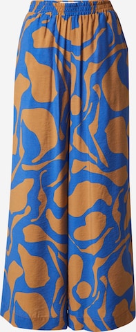 PULZ Jeans Szeroka nogawka Spodnie 'DELPHI' w kolorze brązowy: przód