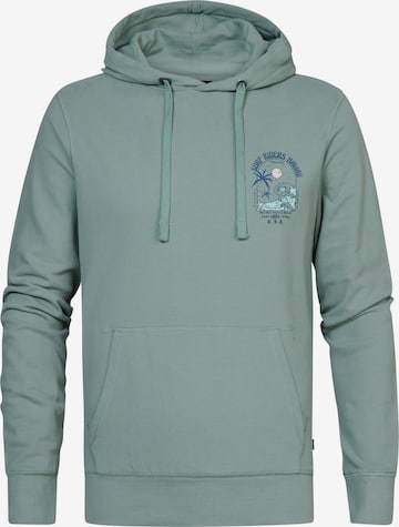 Petrol Industries Sweatshirt 'Breeze' in Green: front