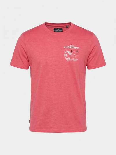 KOROSHI T-shirt i XXXL i rosa / svart / vit, Produktvy