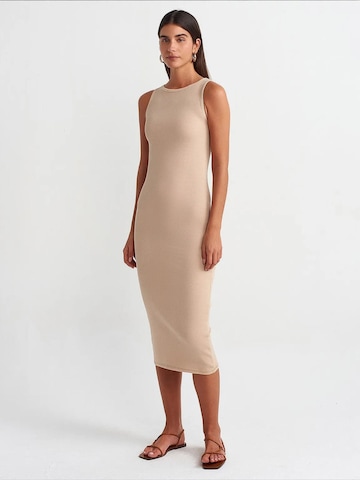 Dilvin Dress 'Midi' in Beige: front