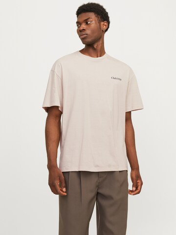 JACK & JONES Koszulka 'JJEBradley' w kolorze beżowy: przód